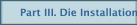 Part III. Die Installation Errors